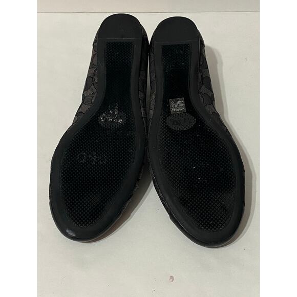 COACH Chelsea Outline Signature Black Smoke Ballet Flats EUR 39 US 8.5 / 10.25" - Picture 10 of 10